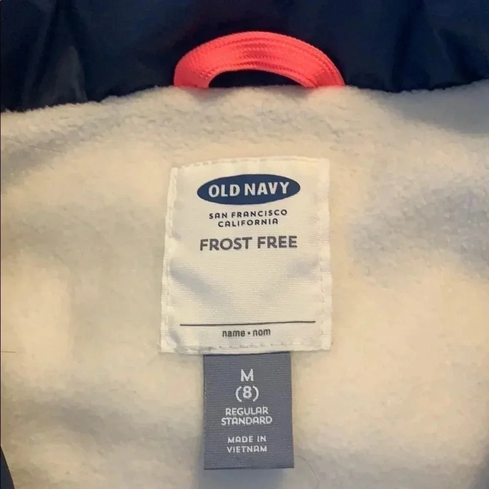 Old Navy Grey puffer vest size M youth